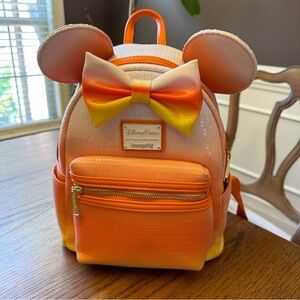 Halloween Candy Corn Loungefly Mini Backpack!